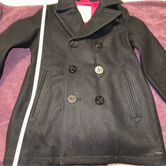 Like new✨ TNA Wool Fitted Peacoat in Black | Aritzia Wilfred - Picture 8 of 8